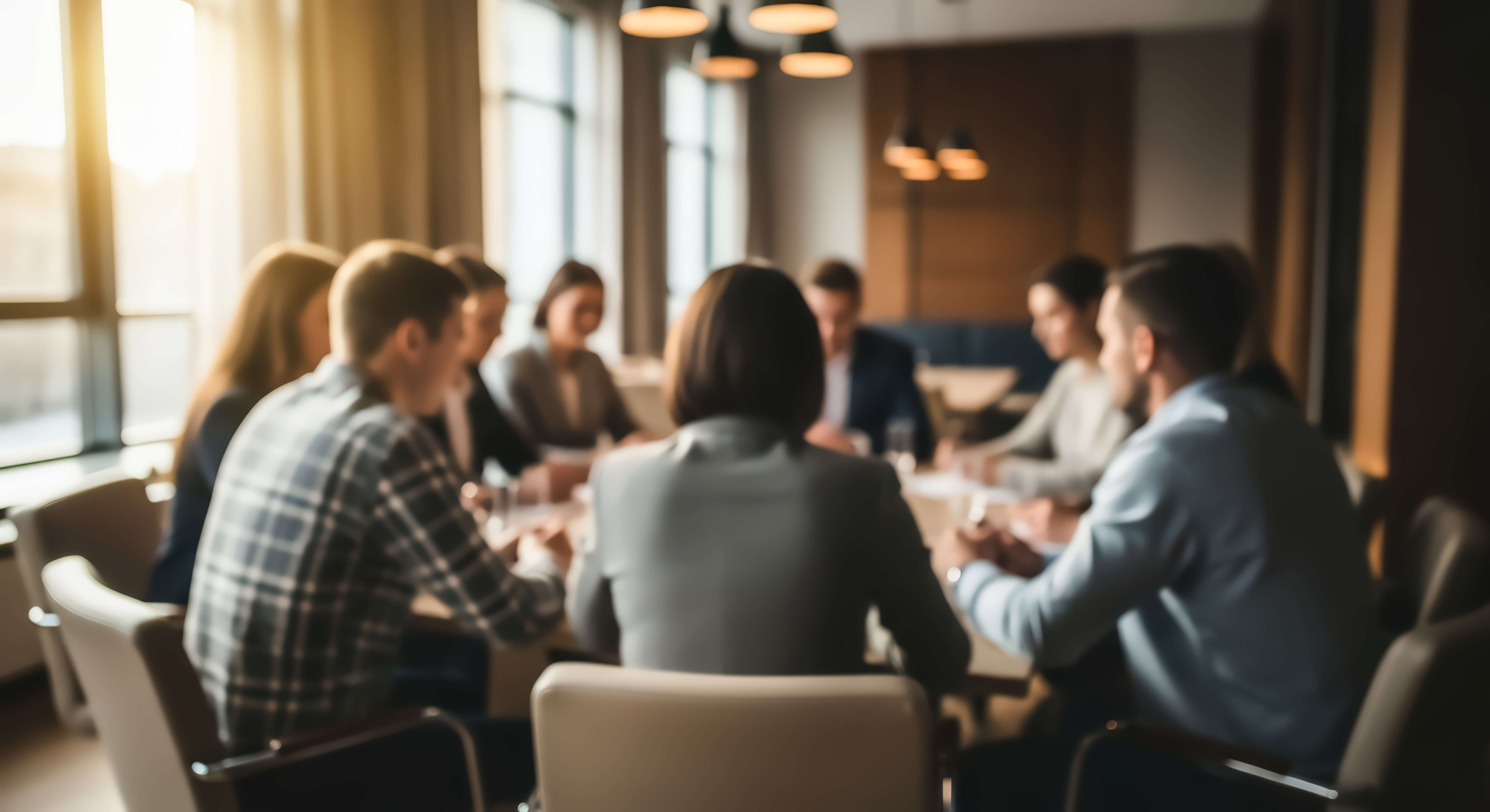 Leadership team in a boardroom